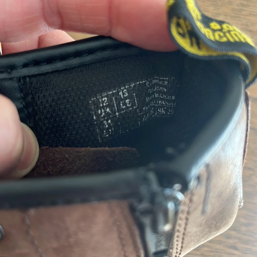 Dr. Martens shows wear